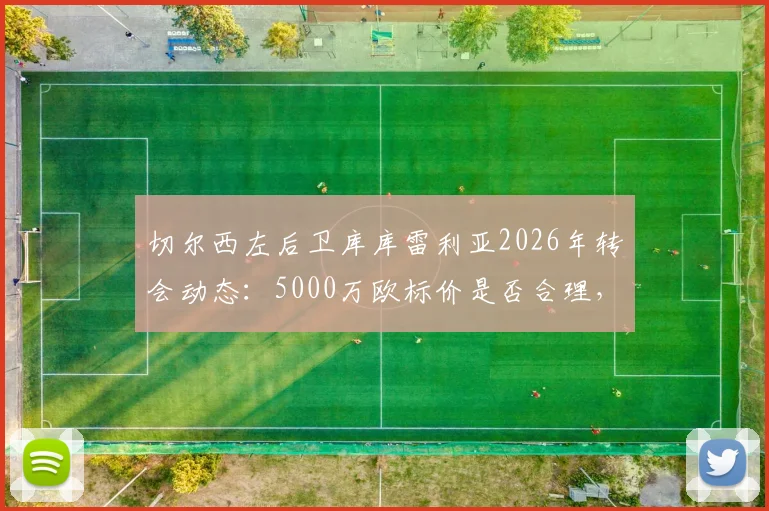 切尔西左后卫库库雷利亚2026年转会动态：5000万欧标价是否合理，离队可能下家及对蓝军影响分析